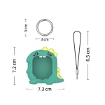 For Tamagotchi Uni (2023) Pet Game Console Silicone Protective Case, Dinosaur - Image 3