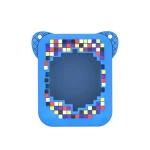 For Bitzee Pet Machine Silicone Case, Blue, Pink, Mint Green