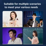 2.4G Hanging Neck In-ear Wireless Monitoring Headphones Long Playtime Sports Earphones, K6, K7 With Transmitter, K7 - Image 12