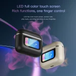 Color Screen Touch ANC Active Noise Reduction LCD Wireless Bluetooth Earphones - Image 2