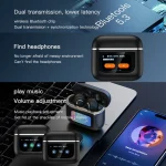Color Screen Touch ANC Active Noise Reduction LCD Wireless Bluetooth Earphones - Image 11