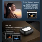 Color Screen Touch ANC Active Noise Reduction LCD Wireless Bluetooth Earphones - Image 12