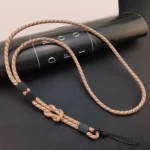Dual-use Detachable Adjustment Mobile Phone Lanyard Anti-lost Wrist Rope, Light Brown, Black and Blue, Pink