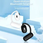 Bluetooth V5.4 Hanging Ear Wireless Earbuds Stereo Sound Headphones, V21 Black, V21 White - Image 2