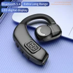 Bluetooth Headset Digital Display Hanging Ear OWS Stereo Sports Earbuds, X30 Black, X30 White, X30 Orange - Image 3