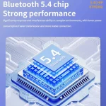 Bluetooth Headset Digital Display Hanging Ear OWS Stereo Sports Earbuds, X30 Black, X30 White, X30 Orange - Image 7