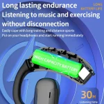 Bluetooth Headset Digital Display Hanging Ear OWS Stereo Sports Earbuds, X30 Black, X30 White, X30 Orange - Image 9