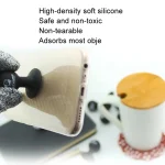 MECHANIC Octopus Ball Small Suction Cup Holder Mini Lazy Soft Silicone Cell Phone Holder - Image 4