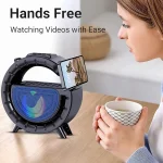 DV-800 G-shaped Colorful Atmosphere Light Flashlight Solar Wireless Bluetooth Speaker - Image 8