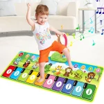 Children Piano Mat Footsteps Music Dancing Blanket Parent-Child Multifunctional Game Blanket, 110x36cm - Image 2