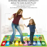 Children Piano Mat Footsteps Music Dancing Blanket Parent-Child Multifunctional Game Blanket, 110x36cm - Image 11
