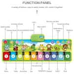 Children Piano Mat Footsteps Music Dancing Blanket Parent-Child Multifunctional Game Blanket, 110x36cm - Image 4