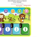 Children Piano Mat Footsteps Music Dancing Blanket Parent-Child Multifunctional Game Blanket, 110x36cm - Image 6