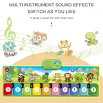 Children Piano Mat Footsteps Music Dancing Blanket Parent-Child Multifunctional Game Blanket, 110x36cm - Image 9