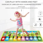 Children Piano Mat Footsteps Music Dancing Blanket Parent-Child Multifunctional Game Blanket, 110x36cm - Image 10