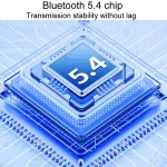 V600 On-Ear OWS Bone Conduction Gaming Noise Reduction Bluetooth Earphones - Image 4