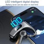 V600 On-Ear OWS Bone Conduction Gaming Noise Reduction Bluetooth Earphones - Image 5