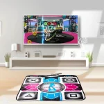 USB Wired Dancing Mat Electronic Music Game Pad Toy To PC, XO Surface, Cool Blue - Image 7
