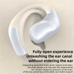 OWS Hanging Ear Bluetooth Earphones With Digital Display Charging Compartment - Image 5