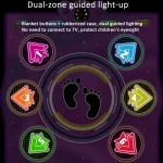 6 Buttons Dance Mat Toys For Kids With Bluetooth / AUX And Built In Music 6 Modes Step Floor Mat - Image 4