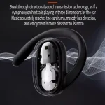 J31 OWS Hanging Ear Stereo Bluetooth Earphones With Digital Charging Compartment, J31 - Image 6