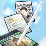 Fast Charge+Touch Switch+Bluetooth Function Anti-false Touch Capacitive Pen for iPad 2018 or Later - Image 2