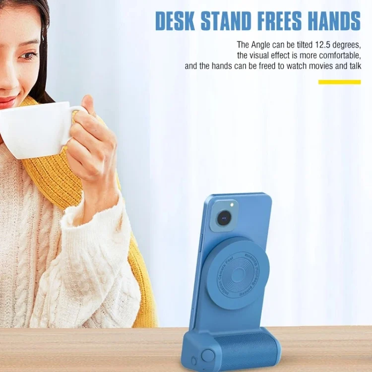 TBD06046444_B10.webp Camera Shape Bluetooth Magnetic Rotating Photo Handle Desktop Stand, Black Basic Model, Pink Basic Model, Dark Blue Basic Model, Dark Purple Basic Model, Black Upgraded Model, Dark Blue Upgraded Mo... - Image 11
