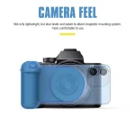 Camera Shape Bluetooth Magnetic Rotating Photo Handle Desktop Stand, Black Basic Model, Pink Basic Model, Dark Blue Basic Model, Dark Purple Basic Model, Black Upgraded Model, Dark Blue Upgraded Mo... - Image 5
