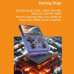 R35PLUS 3.5 Inch Handheld Game Console Built-in 64G 10,000+ Games, Transparent Black, Transparent Purple, Transparent Orange - Image 10