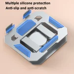 Metal Cooling Tablet Stand Rotatable Adjustable Base Support, JS-258 Silver, JS-258 Black - Image 7