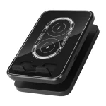 15W Desktop Wireless Charging Rotating Phone Holder Lazy Tablet Folding Lifting Bracket, Rotating (Black) - Image 2