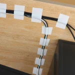 Anti-Biting And Tangled Network Cable Organizer Wire Covering Adhesive Tape, 1 Roll-50mmx5m(White), 1 Roll-100mmx5m(White), 2 Roll-50mmx5m(White), 2 Roll-100mmx5m(White) - Image 6