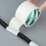 Anti-Biting And Tangled Network Cable Organizer Wire Covering Adhesive Tape, 1 Roll-50mmx5m(White), 1 Roll-100mmx5m(White), 2 Roll-50mmx5m(White), 2 Roll-100mmx5m(White) - Image 7
