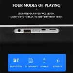 NBY 6690 TWS Couplet FM Multifunctional Desktop Plug-in Card Bluetooth Speaker - Image 11