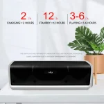 NBY 6690 TWS Couplet FM Multifunctional Desktop Plug-in Card Bluetooth Speaker - Image 6