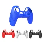 For PS5 Gamepad Silicone Protective Case Anti-Skid Soft Silicone Cover, White, Blue, Black, White+2 Hats, Blue+2 Hats, Black+2 Hats, White+8 Hats, Blue+8 Hats, Black+8 Hats - Image 2