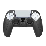 For PS5 Gamepad Silicone Protective Case Anti-Skid Soft Silicone Cover, White, Blue, Black, White+2 Hats, Blue+2 Hats, Black+2 Hats, White+8 Hats, Blue+8 Hats, Black+8 Hats - Image 3