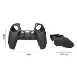 For PS5 Gamepad Silicone Protective Case Anti-Skid Soft Silicone Cover, White, Blue, Black, White+2 Hats, Blue+2 Hats, Black+2 Hats, White+8 Hats, Blue+8 Hats, Black+8 Hats - Image 4