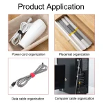 20pcs Nylon Fixed Packing Tying Strap Data Cable Storage Bundle, 10 x 100mm Black, 10 x 150mm Black, 12 x 150mm Black, 12 x 200mm Black, 12 x 250mm Black, 10 x 100mm Red, 10 x 150mm Red... - Image 9