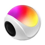SY-688 TWS RGB Colorful Light Mini Card Bluetooth Speaker, SY-688 White