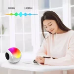 SY-688 TWS RGB Colorful Light Mini Card Bluetooth Speaker, SY-688 White - Image 10