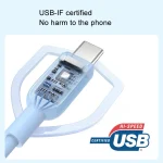 ANKER A81E2 1.8m 60W Dual Type-C Data Cell Phone Dual Head Fast Charging Cable - Image 4