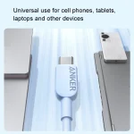 ANKER A81E2 1.8m 60W Dual Type-C Data Cell Phone Dual Head Fast Charging Cable - Image 7