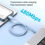ANKER A81E2 1.8m 60W Dual Type-C Data Cell Phone Dual Head Fast Charging Cable - Image 9