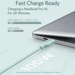 ANKER A8552 Powerline III 0.9m Skin Friendly Dual Type-C Data Cable PD100W Fast Charging Cable, 0.9m - Image 6