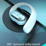 LX09 Single Ear Dual Speaker Stereo OWS On-Ear Bluetooth Earphone - Image 3