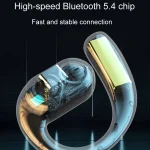 LX09 Single Ear Dual Speaker Stereo OWS On-Ear Bluetooth Earphone - Image 6