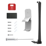 For PS5 Slim JYS-P5193 Console Wall Mount Hanging Storage Rack With Headphone Grip Organizer, For PS5 Slim (Black), For PS5 Slim (White)