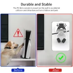 For PS5 Slim JYS-P5193 Console Wall Mount Hanging Storage Rack With Headphone Grip Organizer, For PS5 Slim (Black), For PS5 Slim (White) - Image 6