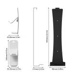 For PS5 Slim JYS-P5193 Console Wall Mount Hanging Storage Rack With Headphone Grip Organizer, For PS5 Slim (Black), For PS5 Slim (White) - Image 8